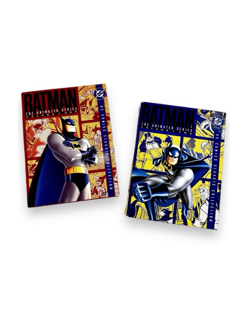 Batman The Animated Series Volumes 1 and 2 DVDs